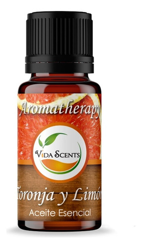 Aceite Esencial Toronja & Limón 10 Ml. 100% Puro Y Natural.