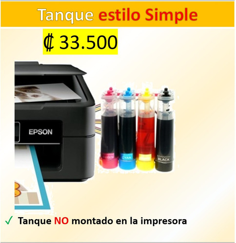 Sistema Tanques Ecotank Para Epson (convierta Su Impresora)