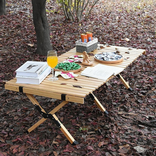 Mesa Portable Para Camping Mesa De Madera
