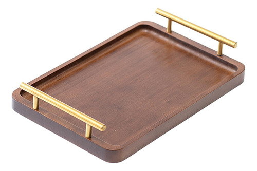 Bandeja Para Servir De Madera, Bandeja Para Mesa De 20x30cm