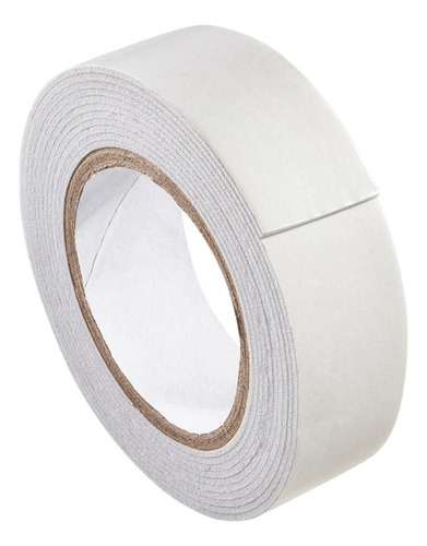 Fita Banana Dupla Face Espuma Adesiva 19mm X 2m Parede Extra Cor Branco