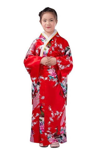 Ropa Para Niños Bata Kimono Tradicional Japonesa Para Niñas