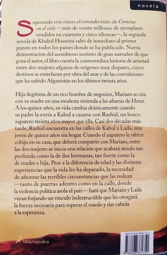 Mil Soles Espléndidos Khaled Hosseini Muy Buen Estado.