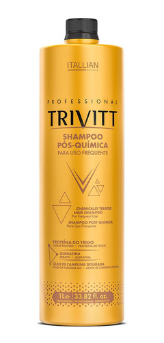 Imagem 3 de 4 de Itallian Trivitt Kit Shampoo 1 Litro + Máscara 1kg