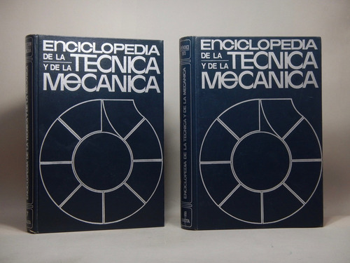 Enciclopedia De La Técnica Y De La Mecánica 8 Tomos 1975 Ff1
