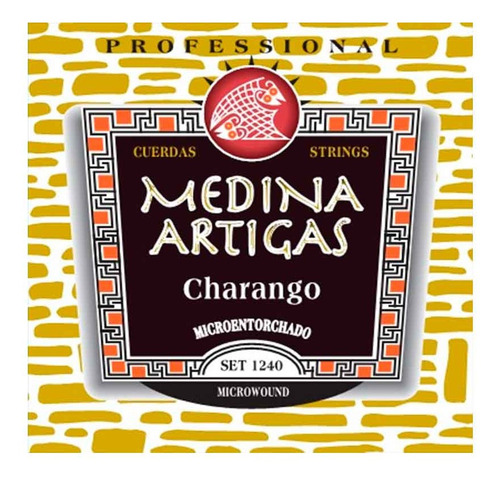 Imagen 1 de 10 de Encordado Para Charango Medina Artigas 1240 Special