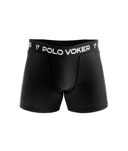 Kit 10 Cuecas Boxer Elástico Bordado Original - Polo Voker