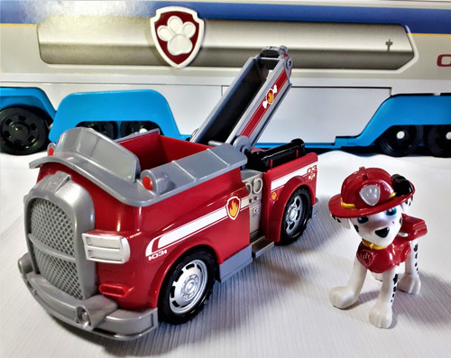 Paw Patroller Personajes Con Vehiculo Y Pad (Usado)