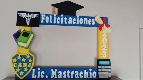 Marcos Para Egresados 3d - Diseñamos Todas Las Carreras