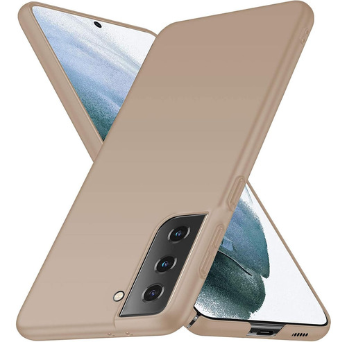 Funda Ultra Fina Rigida Para Samsung A10 Dorado Lisa