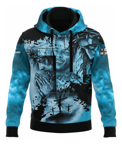 Blusa De Quebrada Moletom Canguru Capuz Homenagem Mc Kevin