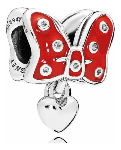 Charm Moño Minnie De Disney Pandora 100% Auténtico De Plata