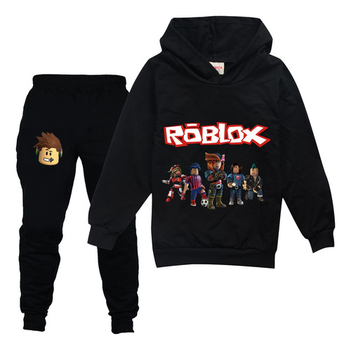 Roblox Con Capucha Y Pantalones Chándal Conjunto Para Niños