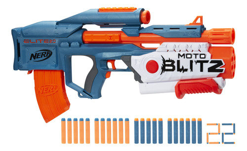 Nerf Elite 2.0 Motoblitz Blaster Con Alcance, Lanzador Motor