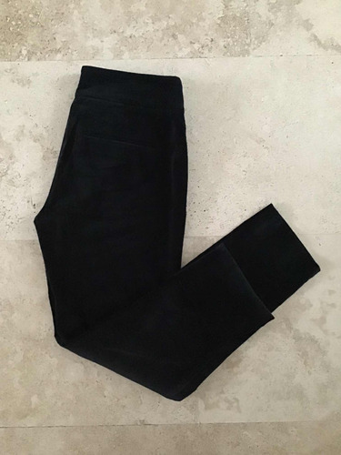 Pantalón Ann Taylor Negro Cropped Mujer Talla 00 Doble Cero (Usado)