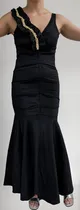 Comprar Vestido De Fiesta Con Dorado L Corte Sirena Madrina 15 Gala