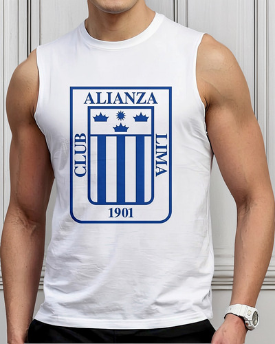 Polo Caballero Manga Cero Insignia Alianza Lima D0169