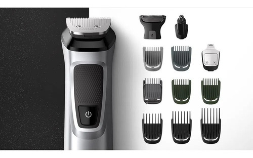 Aparador Multigroom Evolution Philips Polishop Cor Preto E Prata