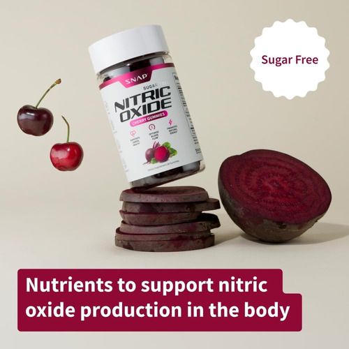 Snap Supplements Nitric Oxide Beet Gummies 60ct Sfn
