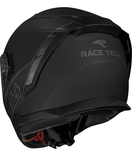 Capacete Race Tech Volt Preto Fosco Com Oculos Tamanho 58