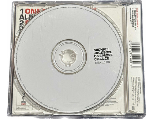 One More Chance Cd Single Michael Jackson (Usado)