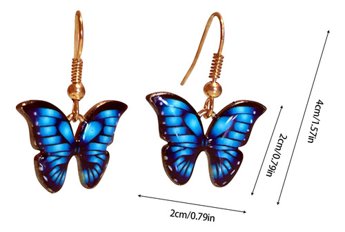 Pendientes En Forma De C De Color Acrílico Para Mujeres Y Ni