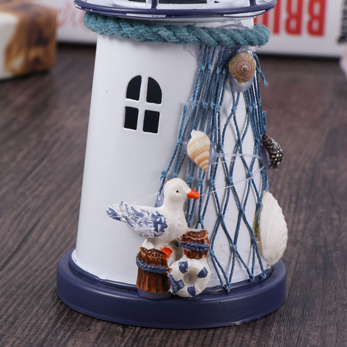 Portavelas Modelo Natical Marine De Lighthouse Decor