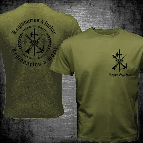 Camiseta De España Para Hombre, Camiseta Militar Del Tercio