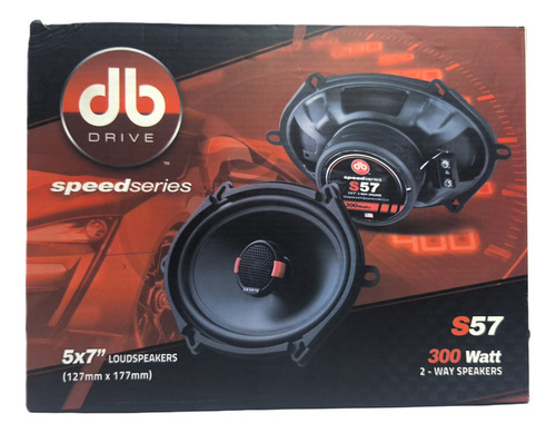Bocinas Coaxiales Db Drive S57 65w Rms 5x7 PuLG 4ohms 2 Vías