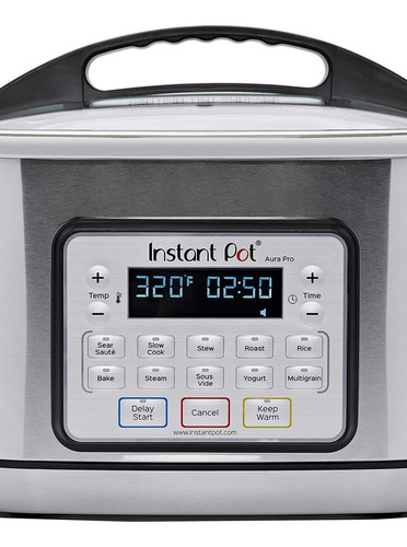 Imagen 4 de 8 de Olla Instantanea 6qt 8qt Aura Pro Multiuso Programable De Co