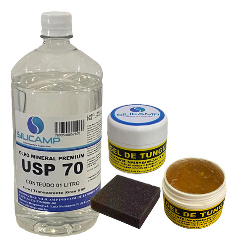 Oleo Usp + Gel P/ Tabua De Corte Hidratar E Impermeabilizar