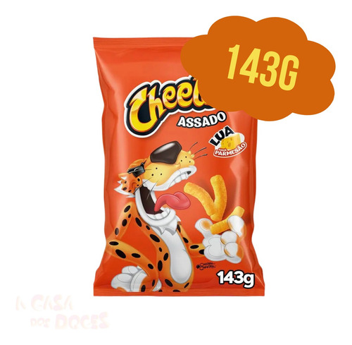 Cheetos Lua Parmesão Elma Chips Médio Kit Atacado 6 Und