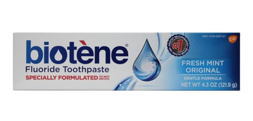 Creme Dental Oral Biotene Fluoridade Toothpaste 121.9g