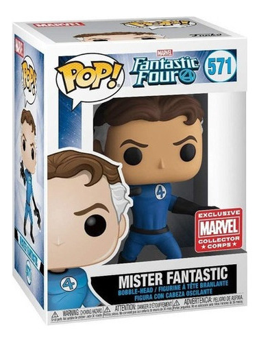 Pop! Marvel Collector Corps Exclusivos Fantasticos Four 57