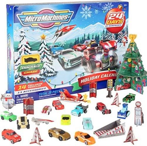 Micro Machines 2023 Calendario Adviento Navideño 25 Piezas Y