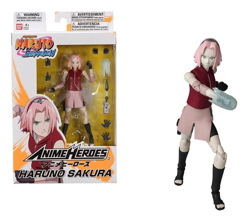 Figura Naruto Shippuden -sakura Anime Heroes Original Bandai