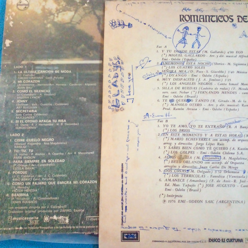 Lote 10 Vinilos Musica Beat Y Romantica Variada Excelentes Edición Limitada