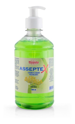 Imagem 1 de 1 de Sabonete Líquido Asseptex Erva Doce Rhenuks Atacado - 36 Un