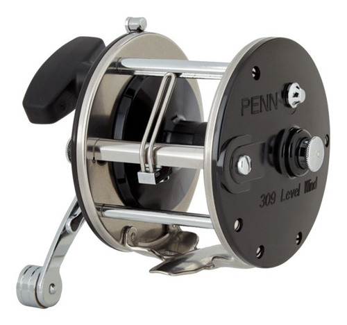 Imagen 2 de 2 de Reel convencional Penn General Purpose Level Wind 309M derecho color negro