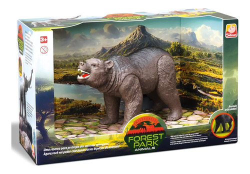 Brinquedo Urso Pardo Forest Animals 23cm - Silmar Brinquedos