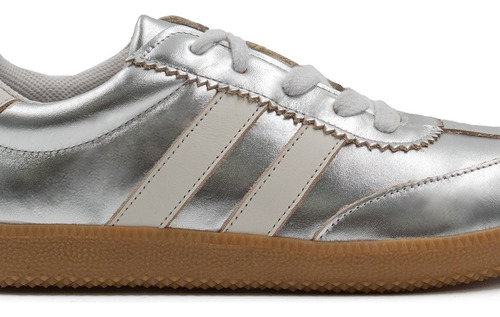 Zapatillas Urbanas De Mujer Cuero Vacuno Gamuzado Fiori Vico