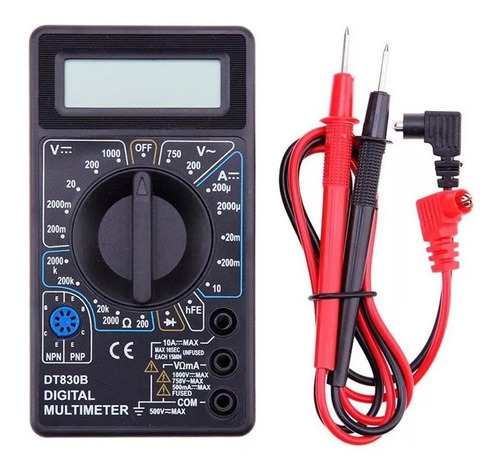 Multitester Digital Multimetro Portatil Tester Dt-830b