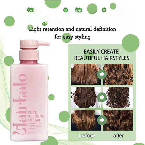 Hairhalo Curl Defining Cream, Hair Halo Curl Defining