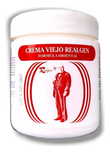 Crema Del Viejo Realgen Formula Oriental Fragancia Neutro