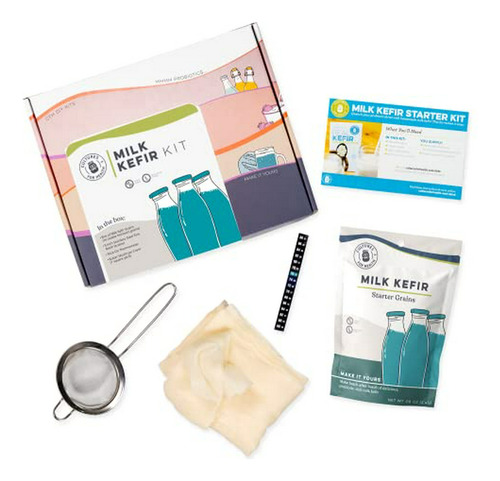 Kit De Inicio Para Kéfir De Leche, Compatible Con Bulgaros