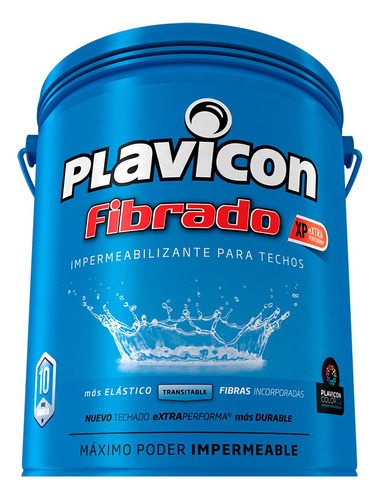 Plavicon Fibrado Impermeabilizante Para Techos 20kg