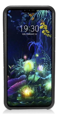 Z-gen Compatible Con Lg V50 Thinq Estuche Híbrido De Goma Ah2 Oro.