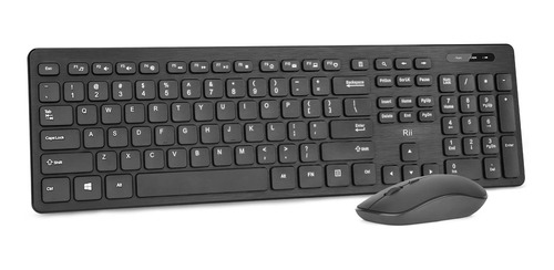 Rii - Combo De Teclado Y Mouse Inalámbricos Para Oficina E.