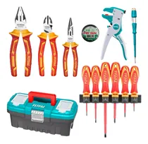 Comprar Kit Caja De Herramientas Aisladas 13pzs Total Pinza Alicate