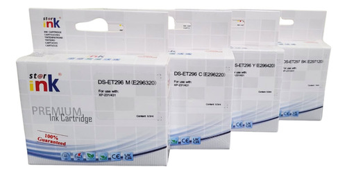 Pack 4 Cartuchos Tintas Alternativas 297 296 Xp231 Epson